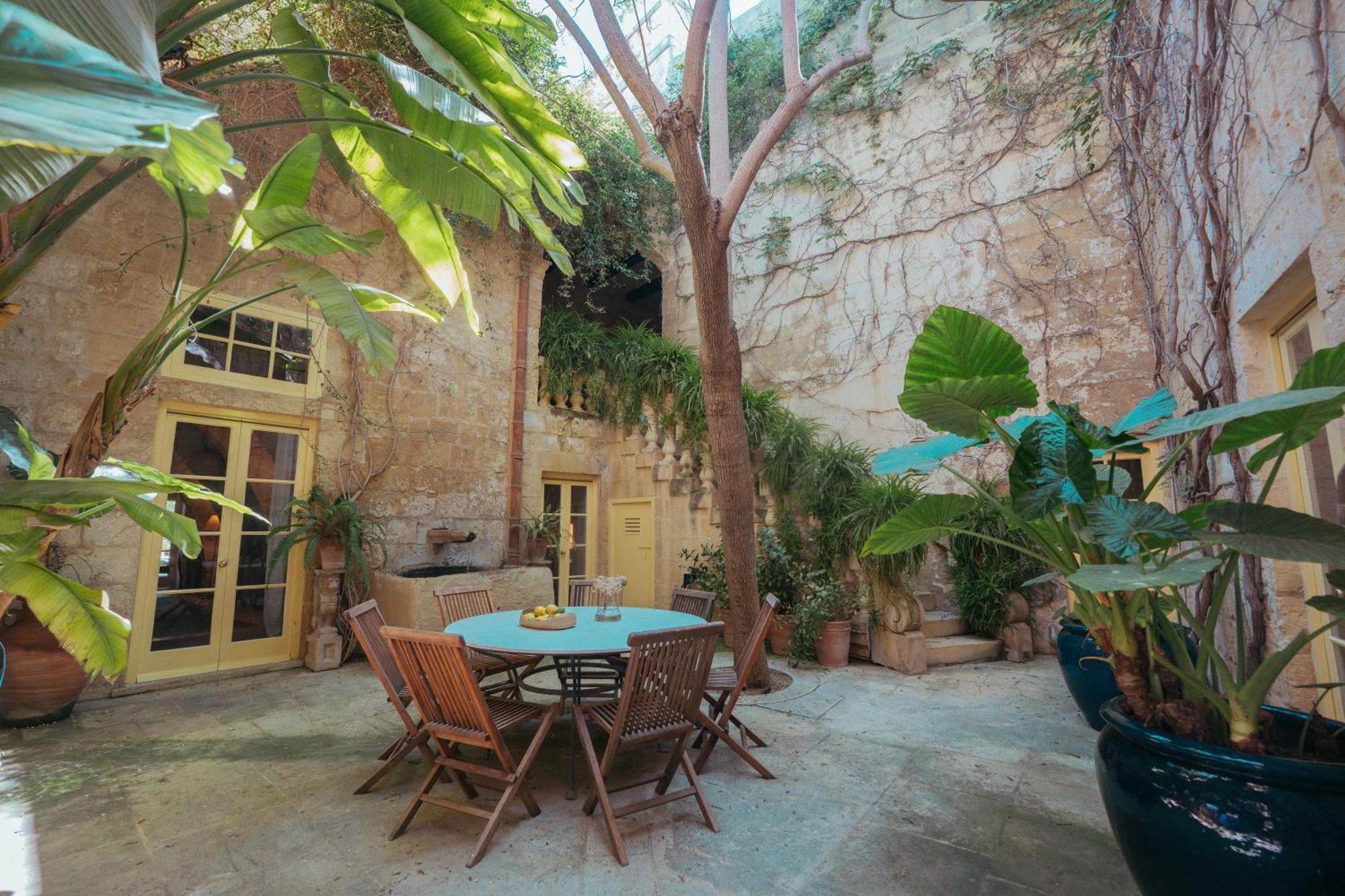 Casa San Rocco - Luxurious Grand 18Th C. Palace With Gardens & Pool Hal Ghaxiak Eksteriør billede