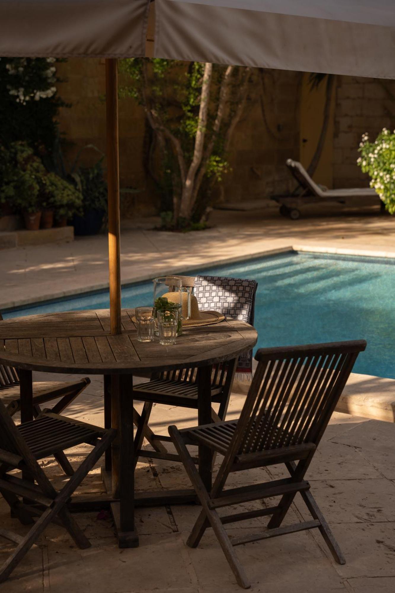 Casa San Rocco - Luxurious Grand 18Th C. Palace With Gardens & Pool Hal Ghaxiak Eksteriør billede