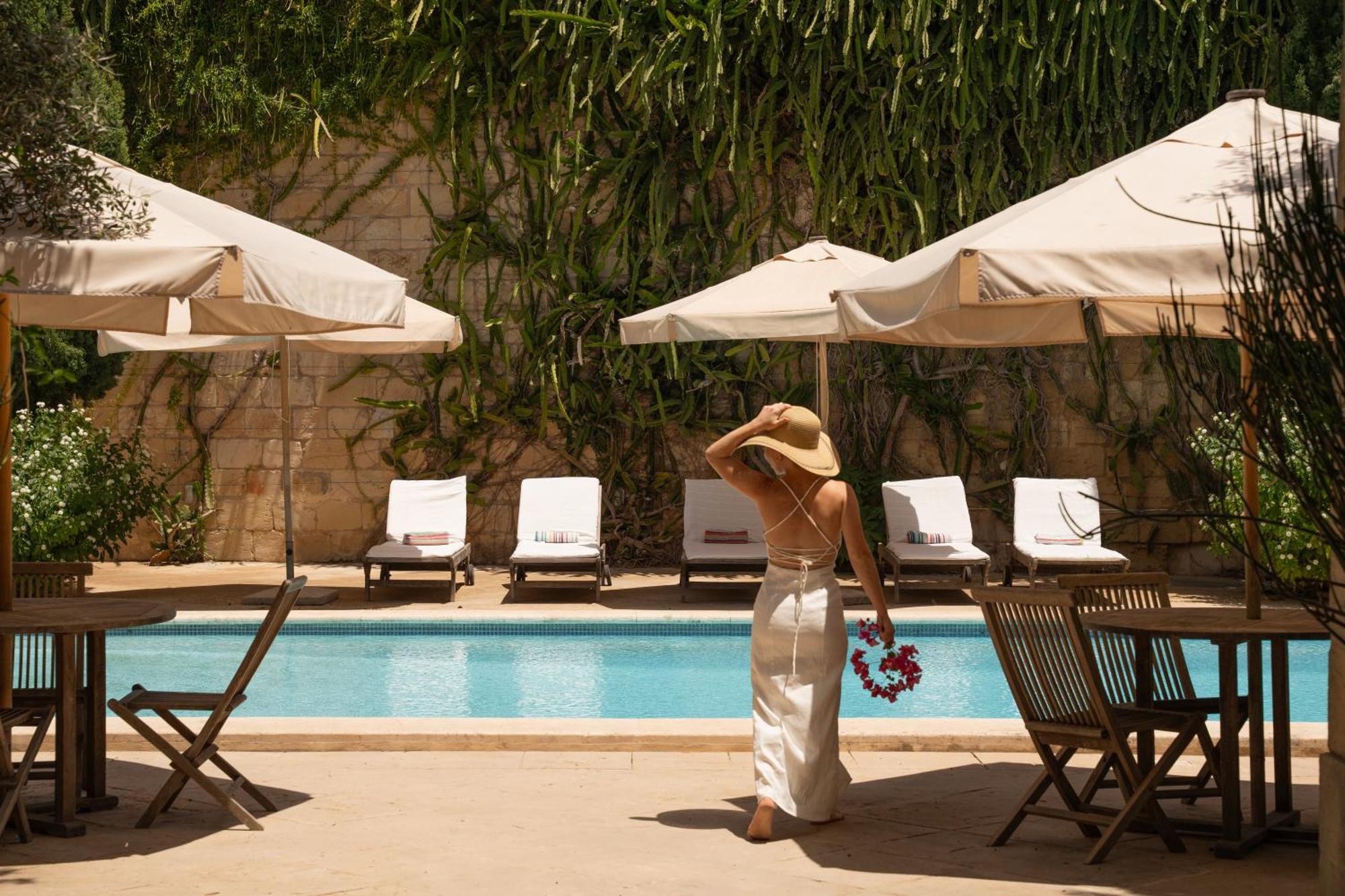 Casa San Rocco - Luxurious Grand 18Th C. Palace With Gardens & Pool Hal Ghaxiak Eksteriør billede