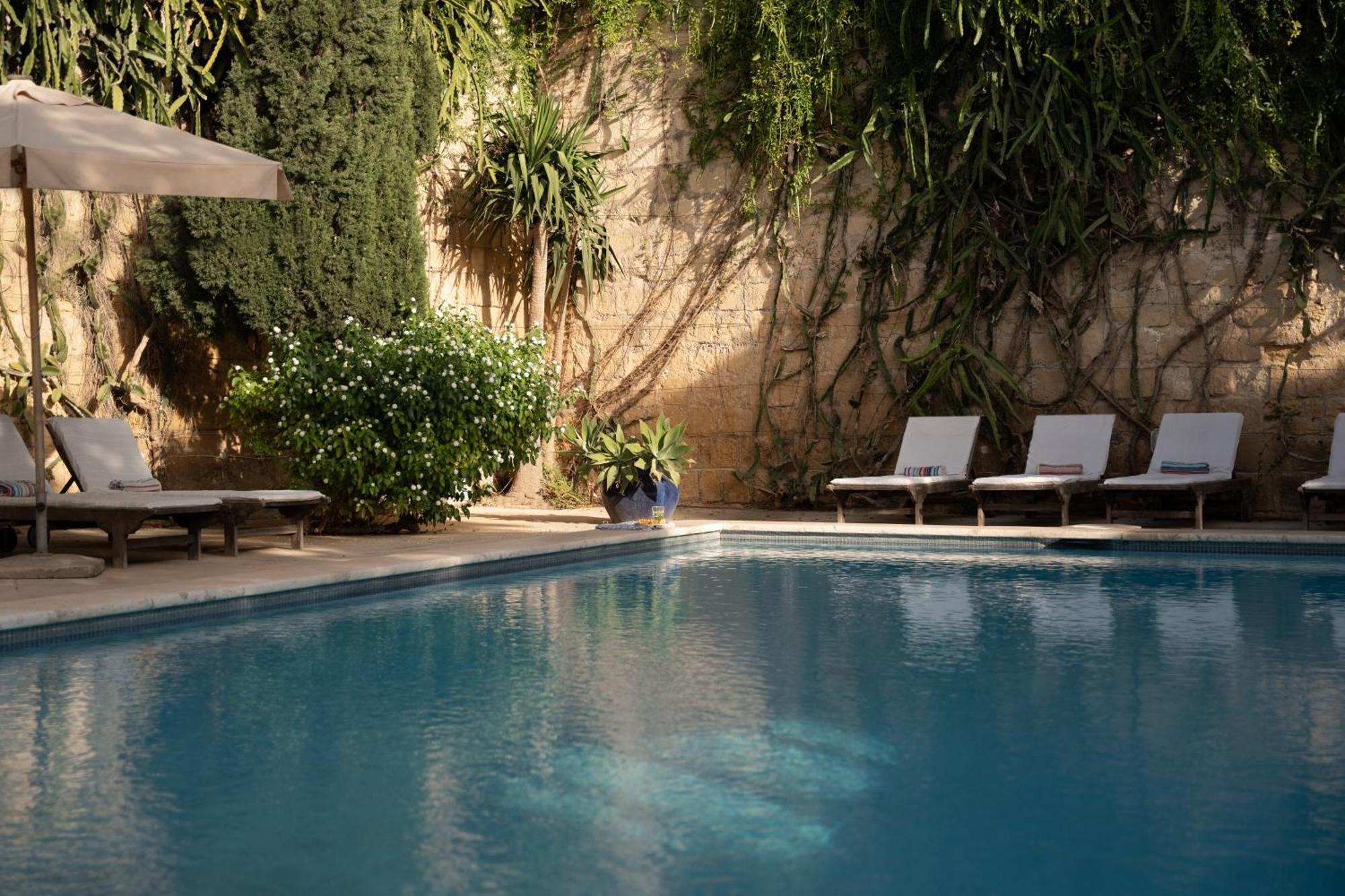 Casa San Rocco - Luxurious Grand 18Th C. Palace With Gardens & Pool Hal Ghaxiak Eksteriør billede